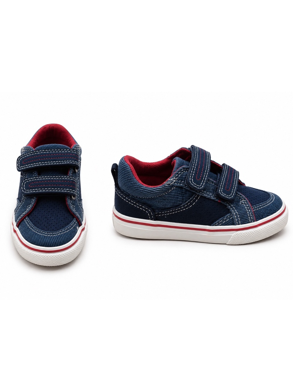 Roebuck & Co. Blue Double Hook & Loop Charlie Sneaker Toddler Boys Size 6